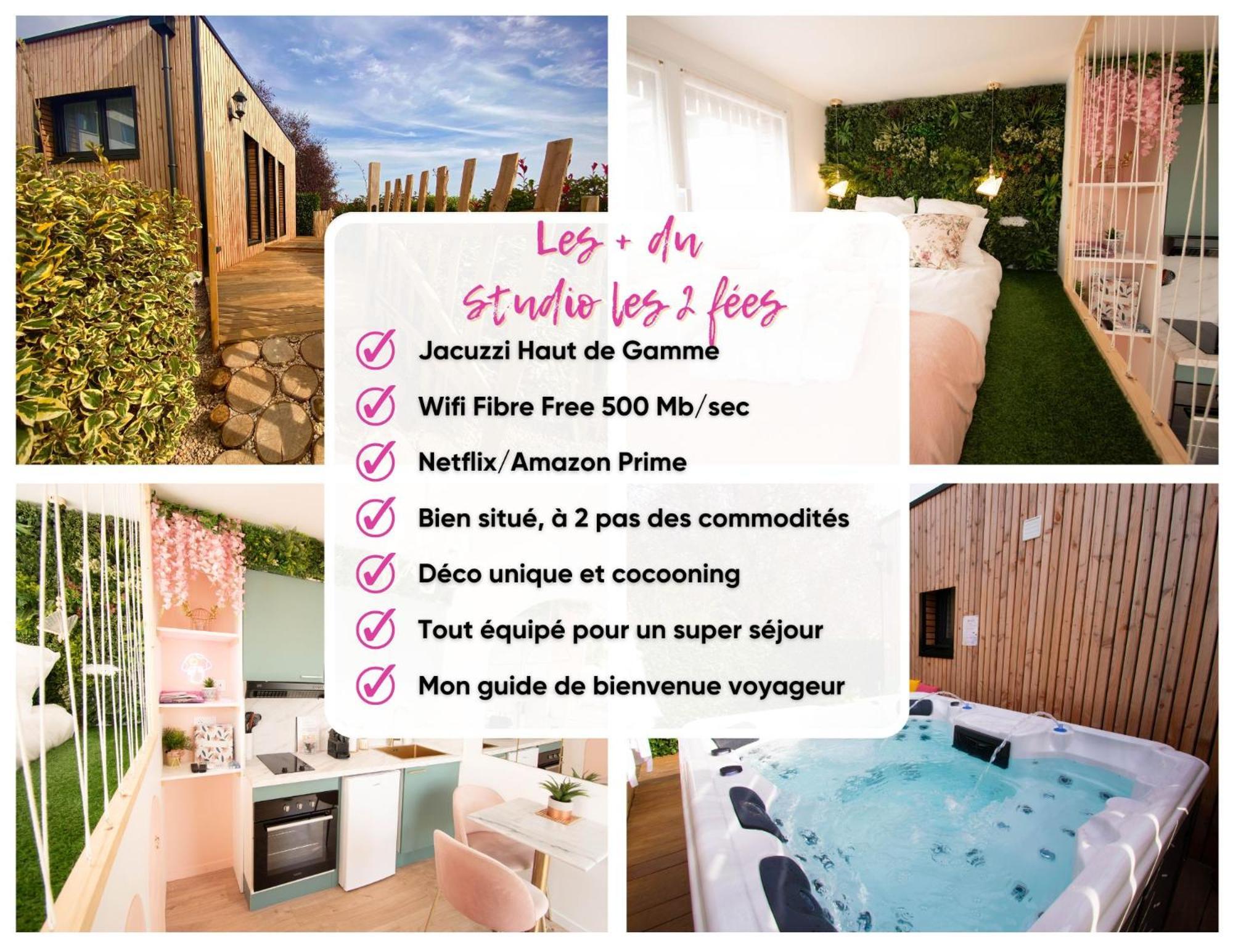 Studio Les 2 Fees - Jacuzzi - Deco Feerique Montfort-sur-Meu Kültér fotó